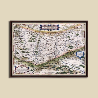 Tablou Canvas cu rama float Transilvania dim. 30 x 40 cm