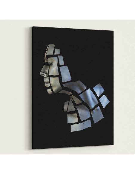 Tablou canvas Silver Pieces Femei