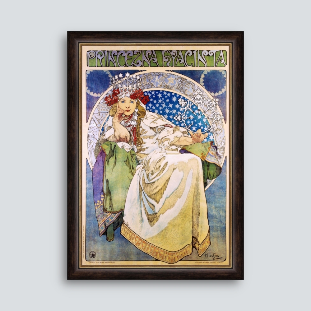 Tablou inramat Prințesa Hyacinth 36 x 51 cm