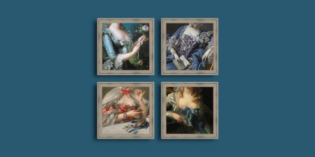 Seturi tablouri canvas cu rama clasica