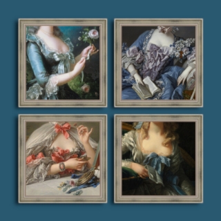 Seturi tablouri canvas cu ramă clasică